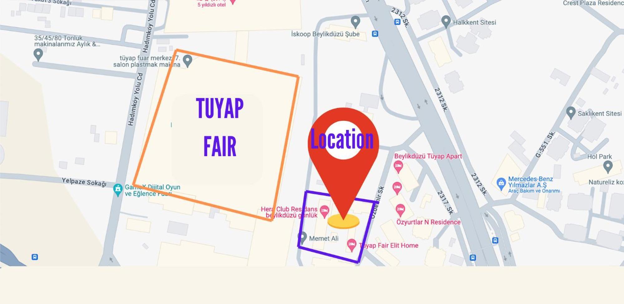 Fatih - Tuyap Apart's Appartement *